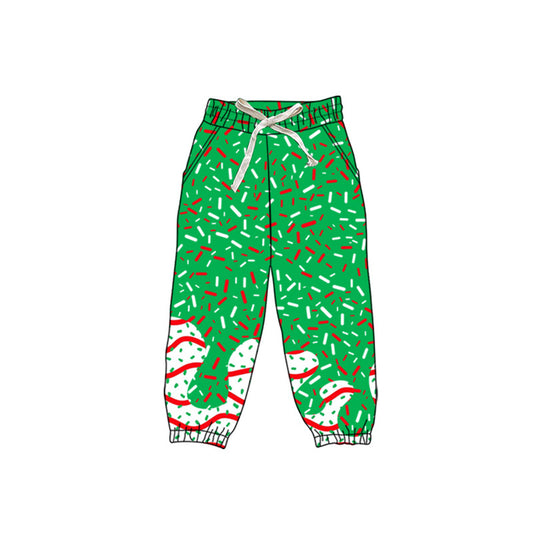 presale P0825 Adult Women Drip Christmas Trees Yoga Team Pants D 8.6