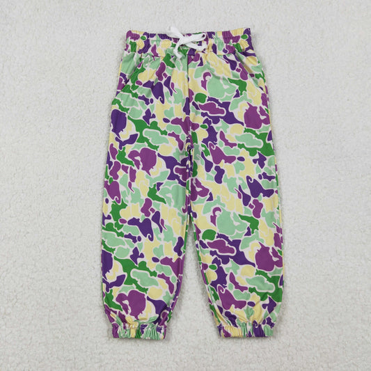 P0838 Baby Boys Mardi Gras Camo Pockets Jogger Pants Bottom D 1028