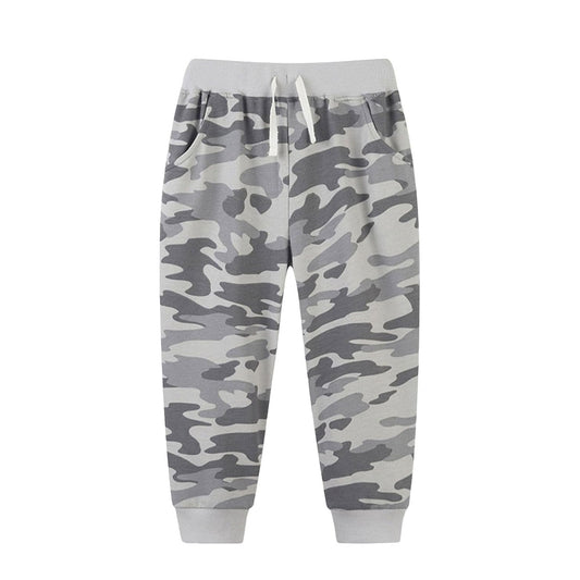 presale P0858 Baby Boys Western Grey Camo Pockets Legging Pants With Belt D 916