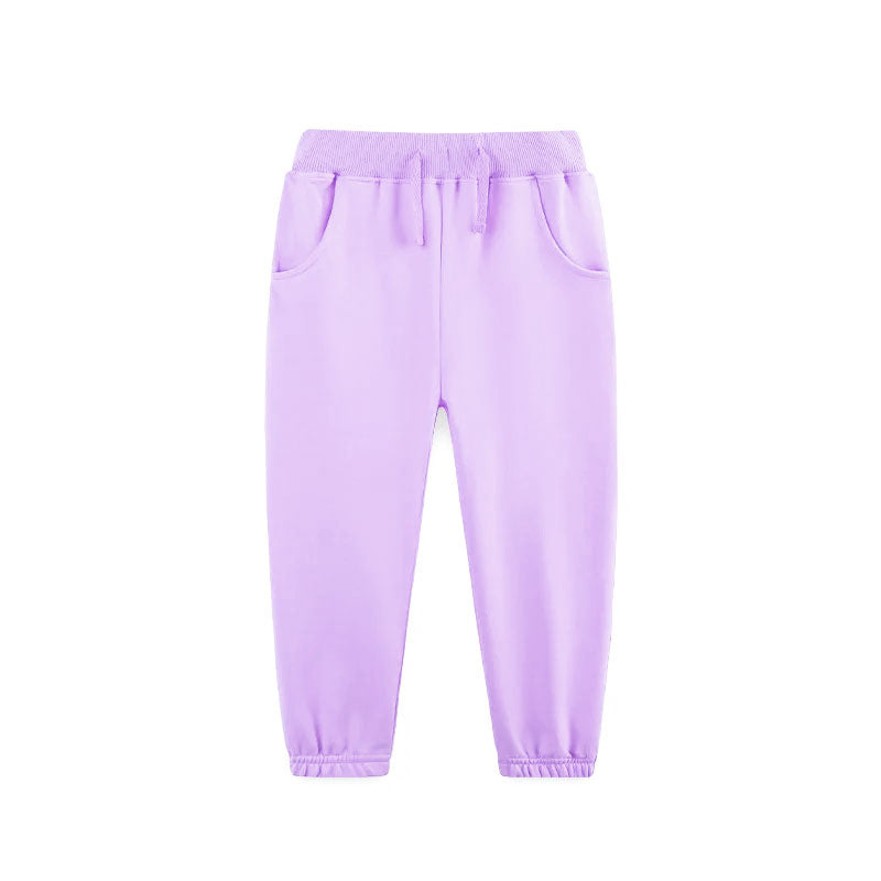 presale P0881  Baby Girls Lavender Pockets Leggings Pants With Belt  D 925