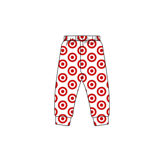presale P0909 Baby Boys Red Print Jogger Pants  D 1017