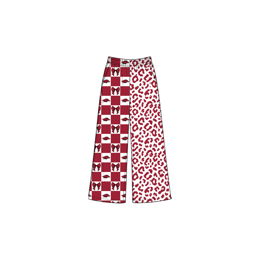 Pre order baby girl team wide leg pants