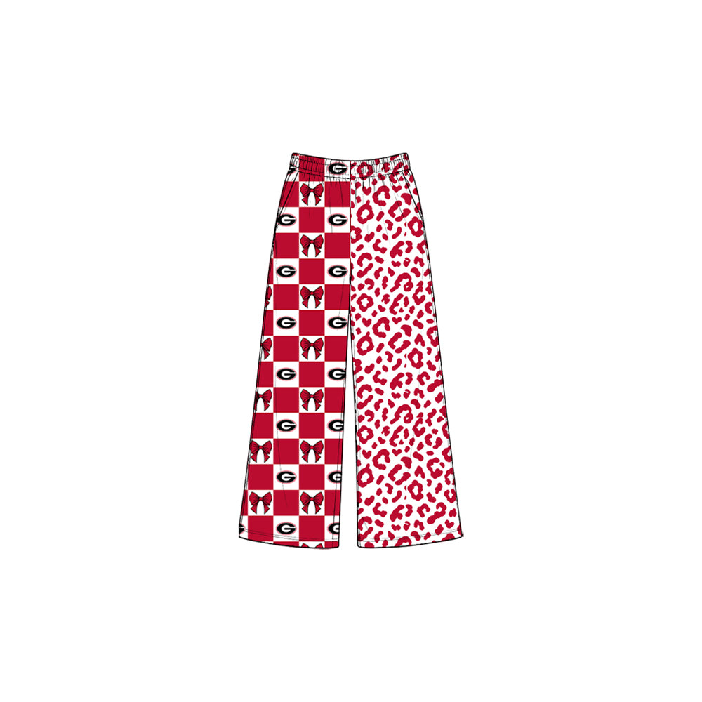 Pre order baby girl team wide leg pants