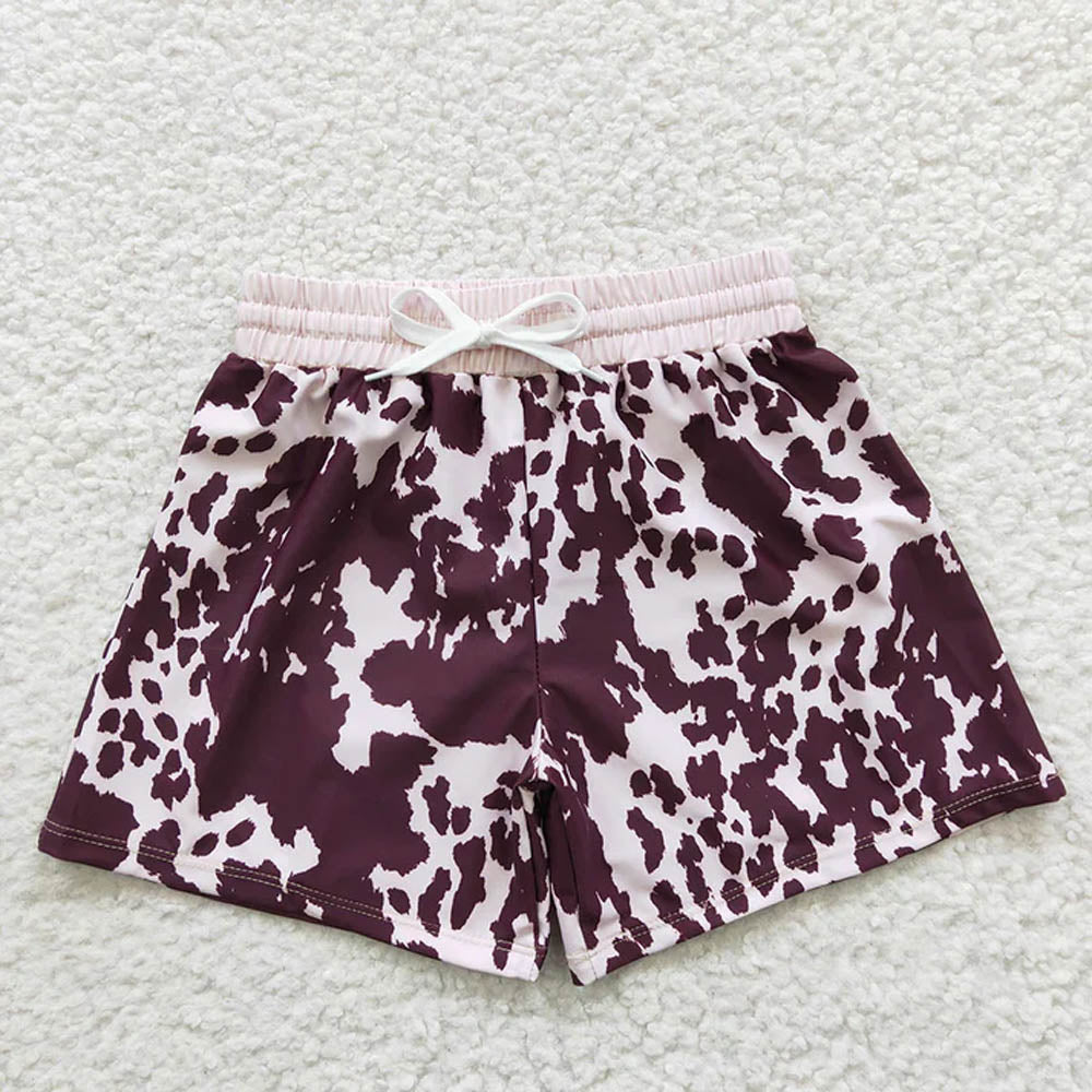 Sibling Baby Boys Western Camo Print Summer Trunks Swimsuits Swimwears D 7.8