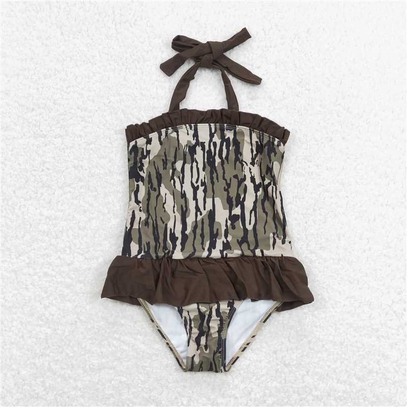 Match Baby Girls Boys Camo Family Swimsuits Swim trunks