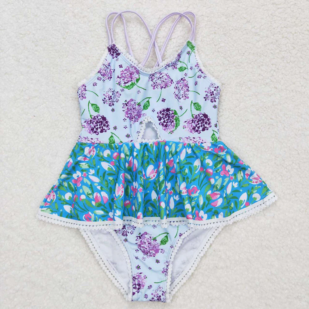 Match Baby Girls Summer Ruffle One Piece Sister Swimsuits D 3.17
