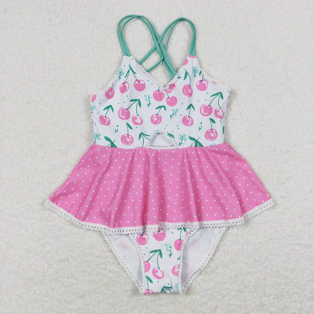 Match Baby Girls Summer Ruffle One Piece Sister Swimsuits D 3.17