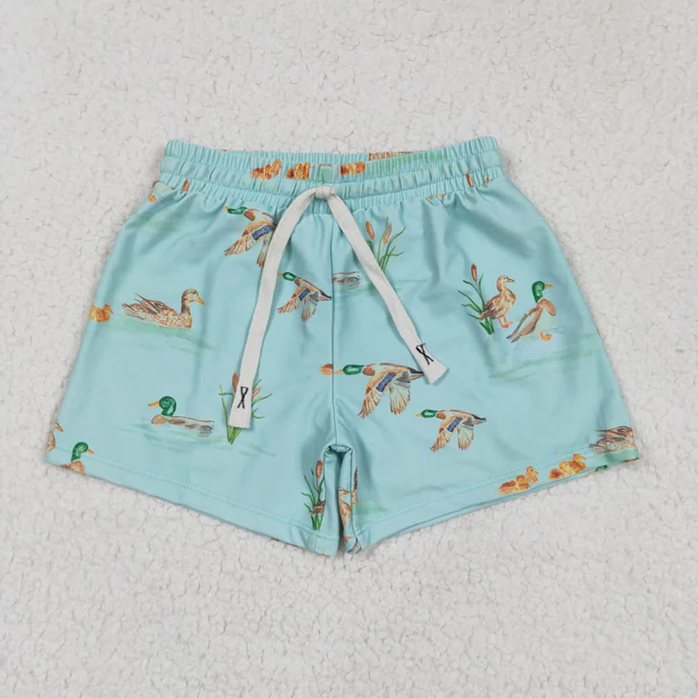 Sibling Baby Boys Summer Ducks Trunks Swimsuits Swimwears  D 7.8