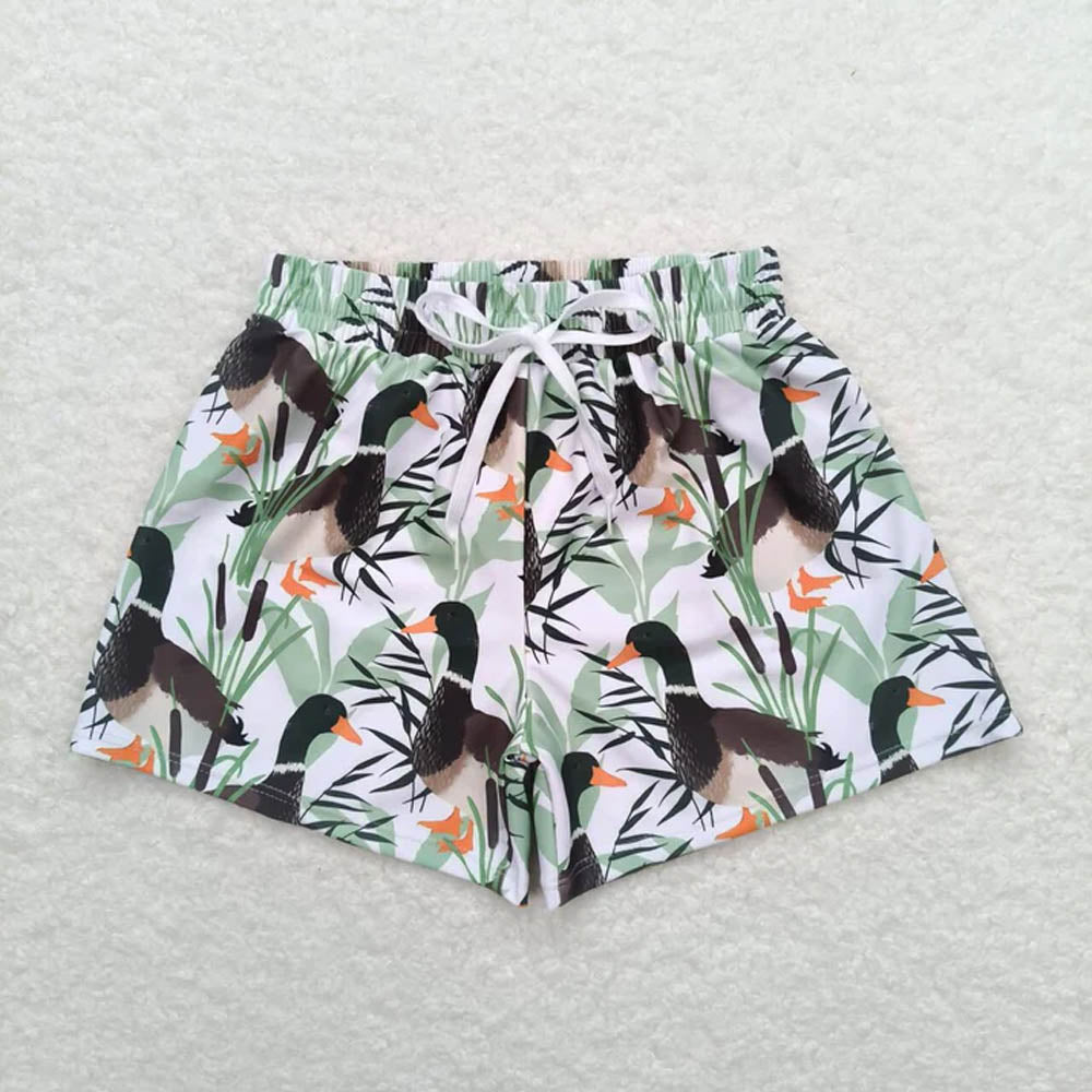 Sibling Baby Boys Summer Ducks Trunks Swimsuits Swimwears  D 7.8
