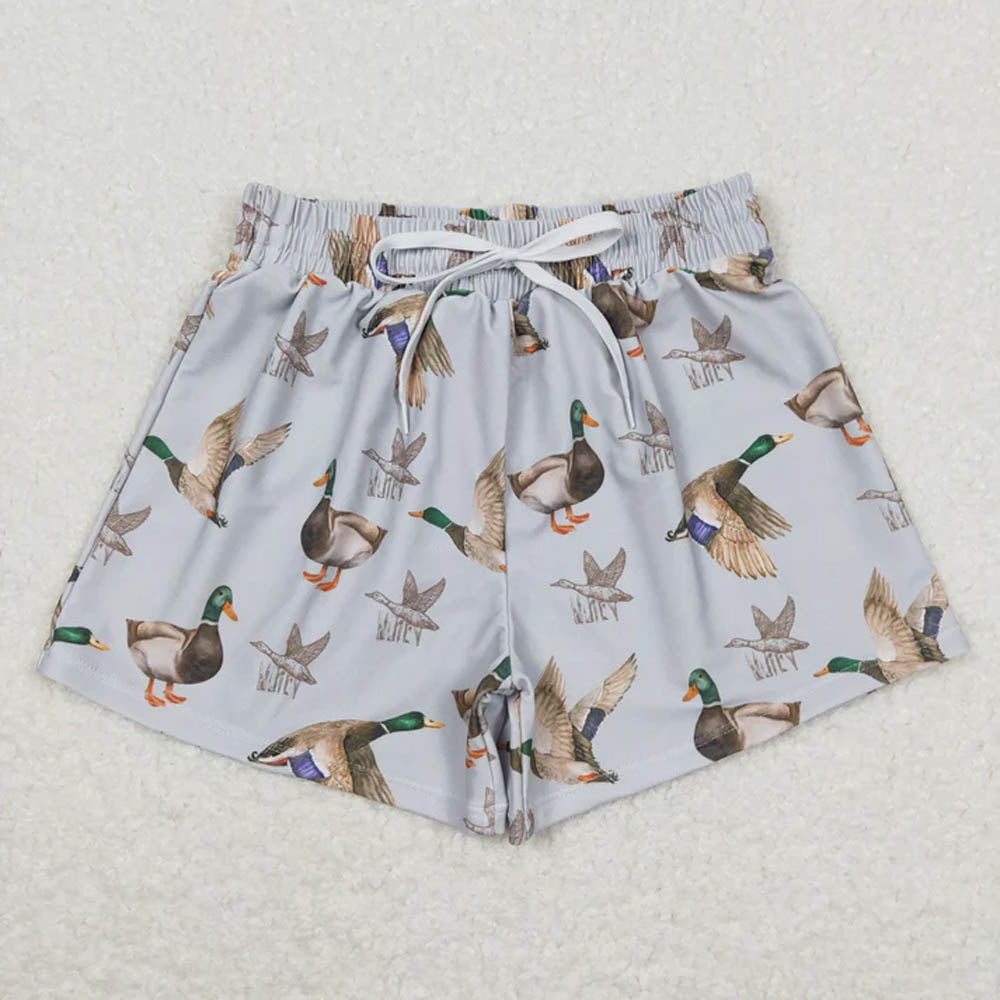 Sibling Baby Boys Summer Ducks Trunks Swimsuits Swimwears  D 7.8