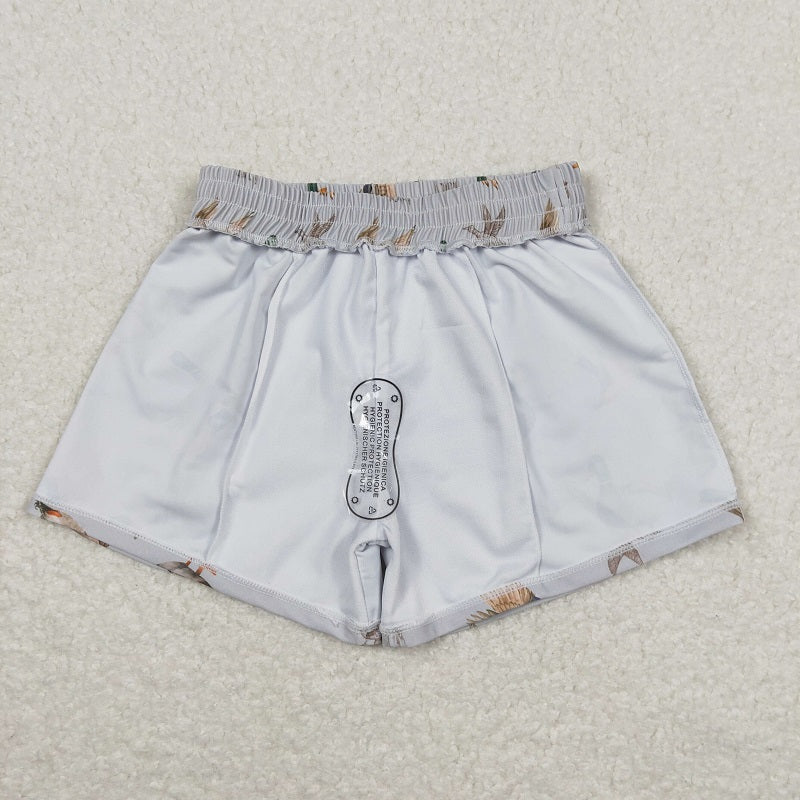 S0268 Duck gray brown swimming trunks