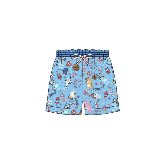 presale S0427 usa blue swimming trunks