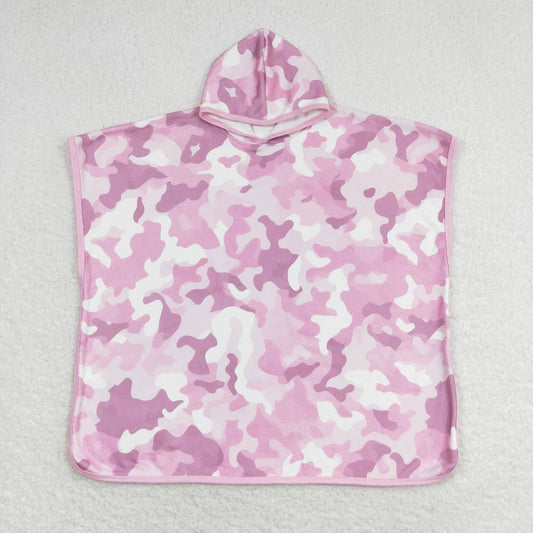 S0437 Pink camouflage bathrobe