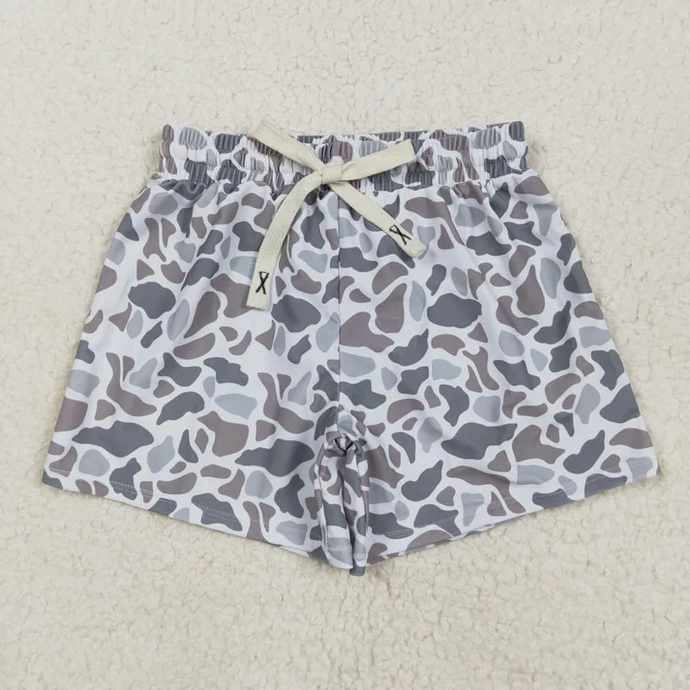 Sibling Baby Boys Western Camo Print Summer Trunks Swimsuits Swimwears D 7.8