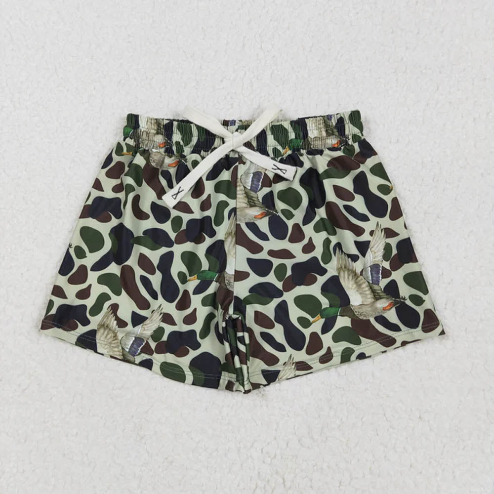 Sibling Baby Boys Western Camo Print Summer Trunks Swimsuits Swimwears D 7.8