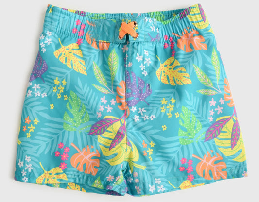 presale S0545 Baby Boys Colorful Floral Swimming Trunks Summer Shorts D 3.19