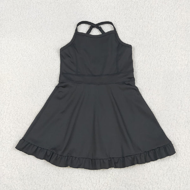 5 Colors Sibling Baby Girls Athletic Active Wear Knee Length Dresses D 7.21