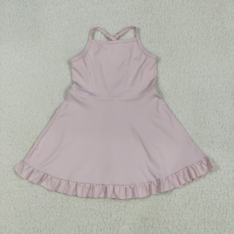 5 Colors Sibling Baby Girls Athletic Active Wear Knee Length Dresses D 7.21