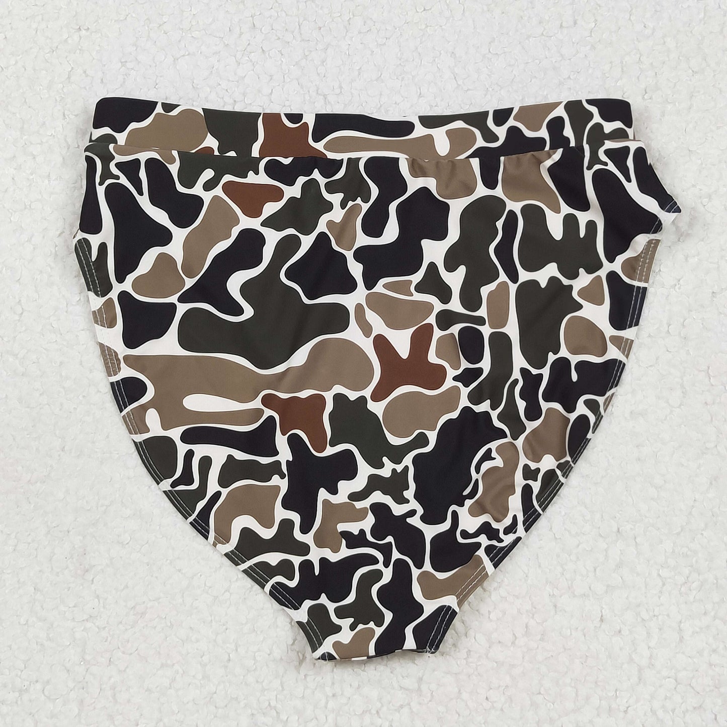S0567 Adult female camouflage beige swimsuit briefs  D 6.25