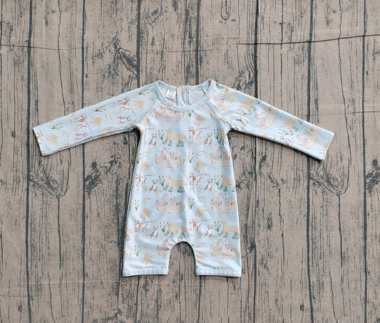 Pre-order Baby Boys Dogs Back Zipper Hunting Swimsuits