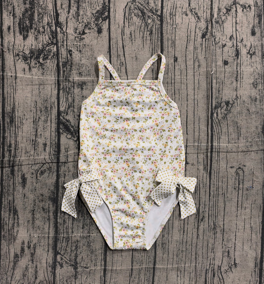 pre order one pieces strap floral swimsuit