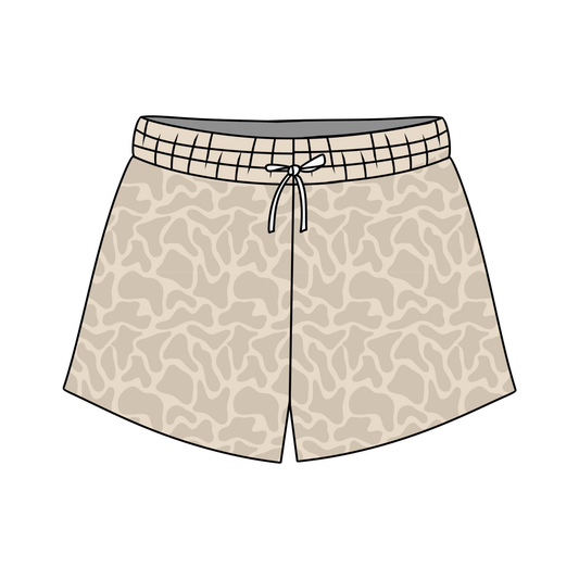 pre order brown camo boy trunk