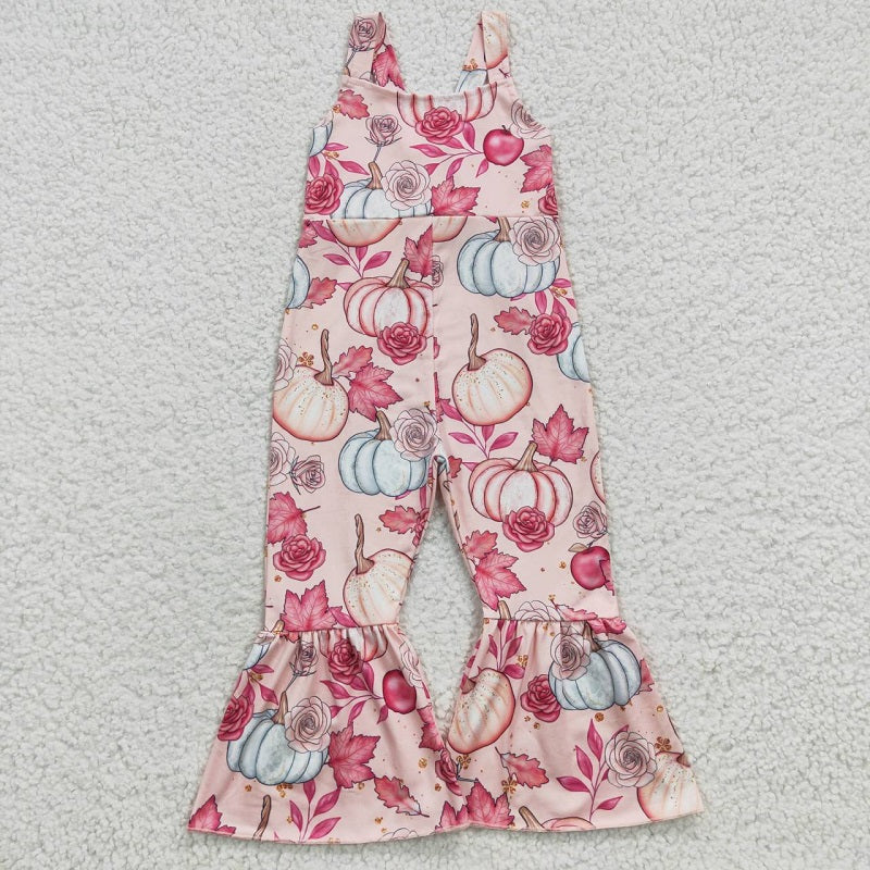 SR0375 Pumpkin Blossom Pink Tank Top Bodysuit