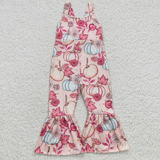 SR0375 Pumpkin Blossom Pink Tank Top Bodysuit