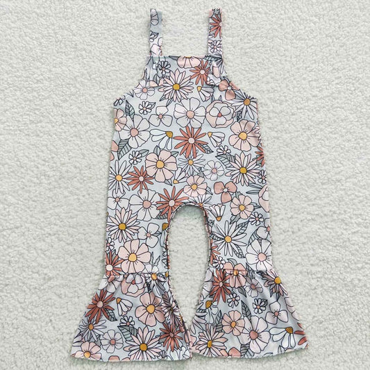 SR0378 Colorful Floral Tank Top Bodysuit