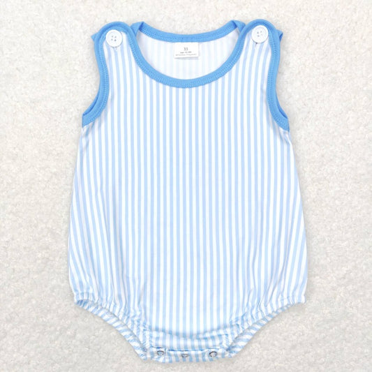 SR0711 Blue and white striped vest jumpsuit D 4.24