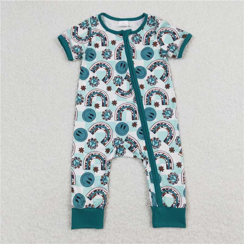 Match Western Farm Easter Western Brown Baby Boys Romper D 3.18
