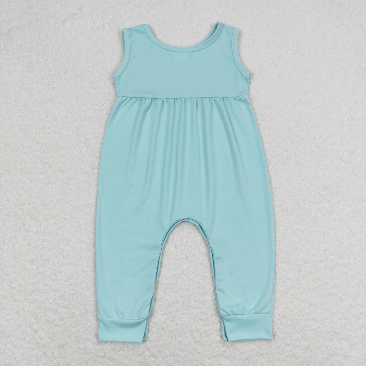 SR1446 Teal Sleeveless Jumpsuit