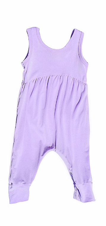 preorder SR1450 Purple sleeveless jumpsuit