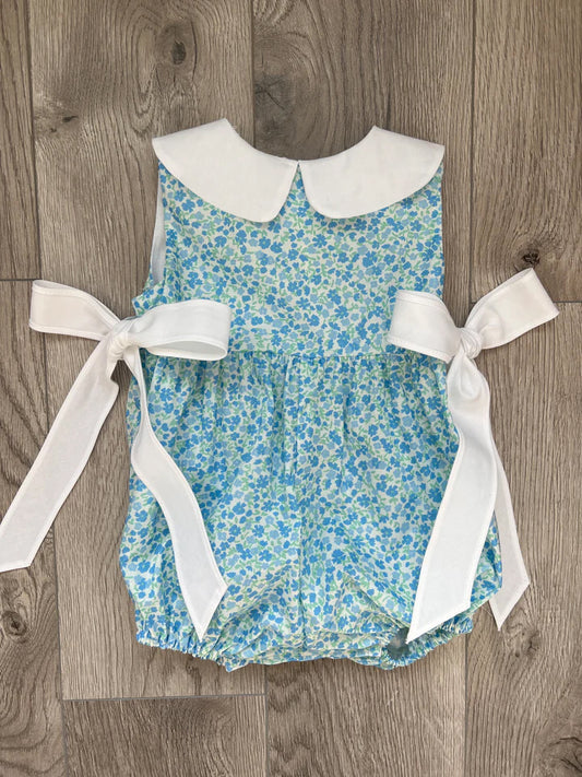 presale SR1518 Blue floral floral doll collar tank top bodysuit