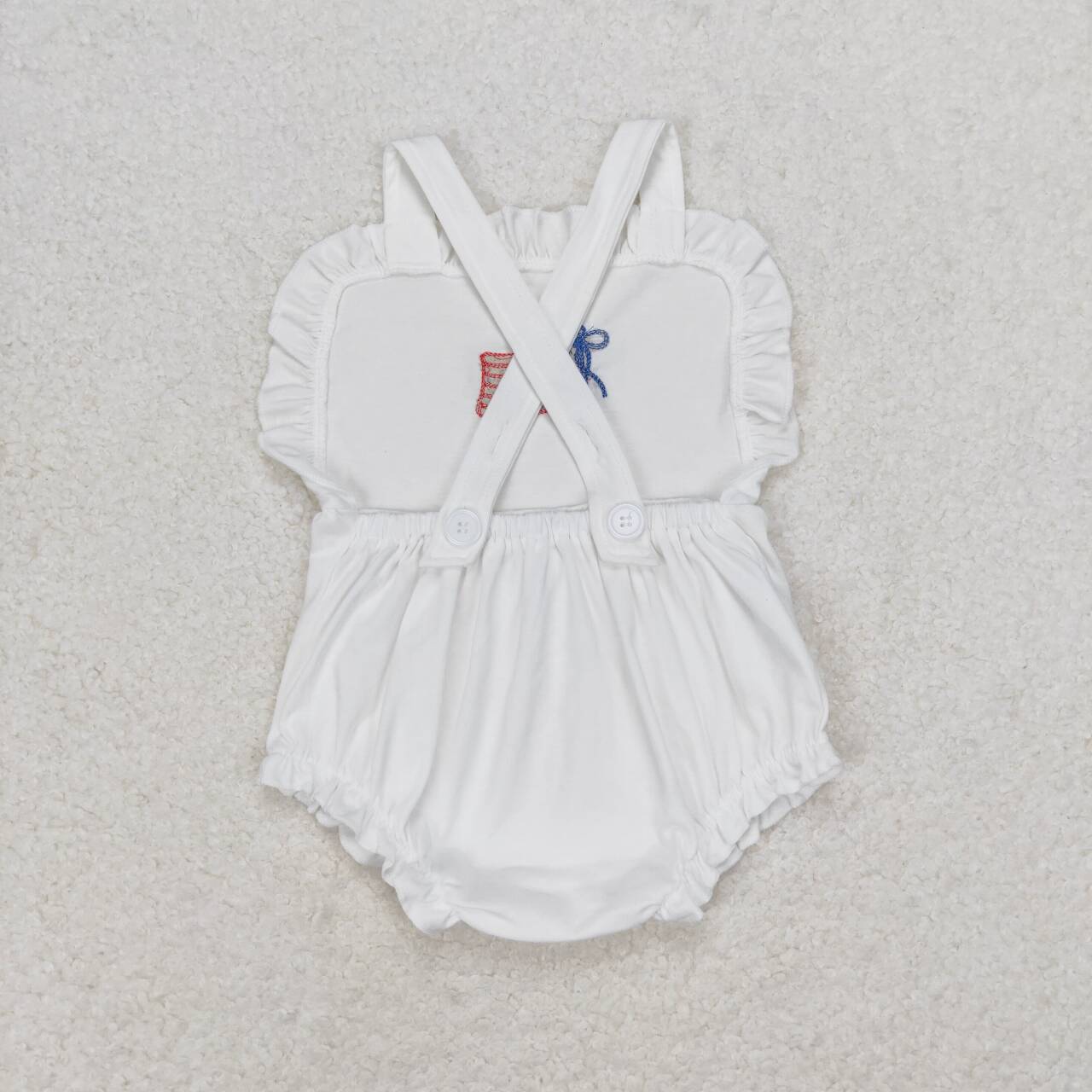 SR1548 Flag white tank top bodysuit