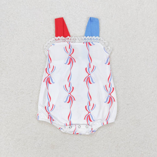 SR1599 National Day White Tank Top Bodysuit