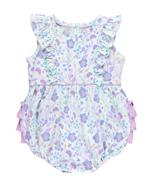 preorder SR1639 Purple lace vest jumpsuit