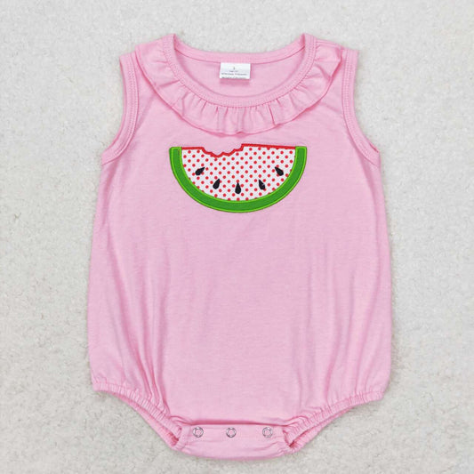 SR1649 Watermelon Pink Lace Tank Bodysuit