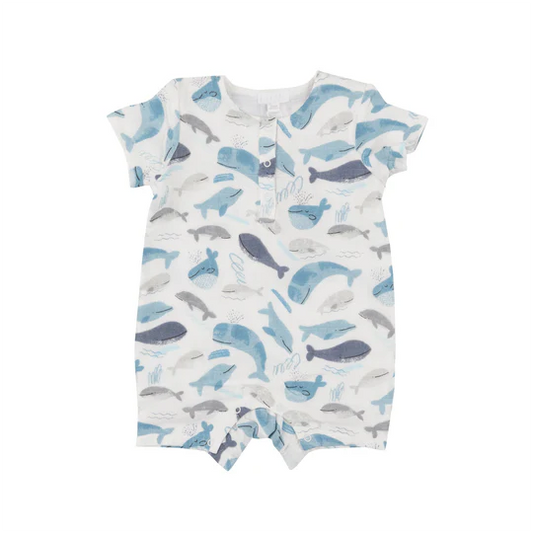 presale SR1721 whale short sleeve jumpsuit