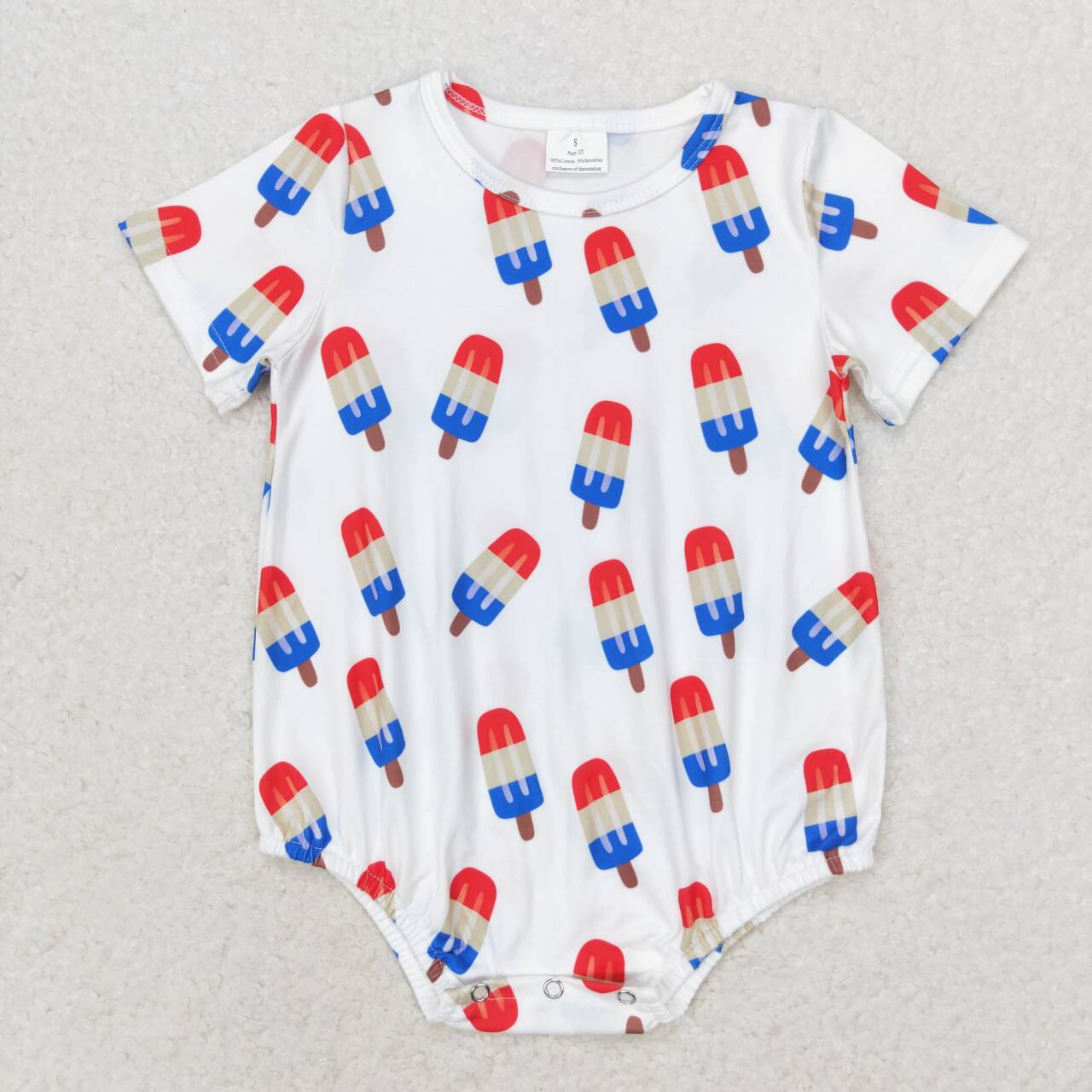 SR1736 patriotic popsicle romper