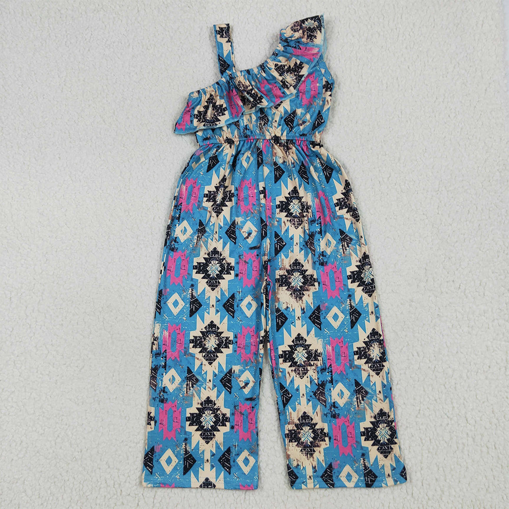SR1977 Blue geometric suspender bodysuit  D 6.24