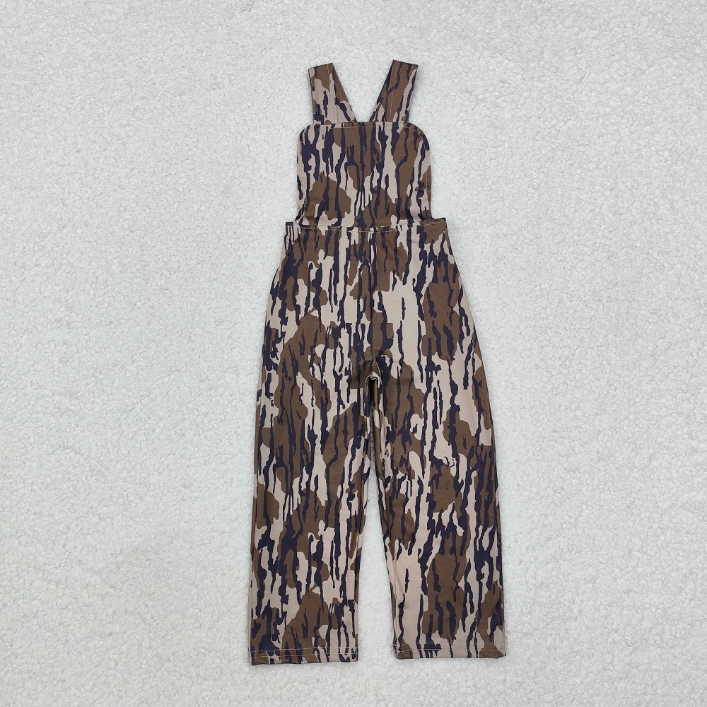 SR1990  Camouflage Army Green Bib Bodysuit