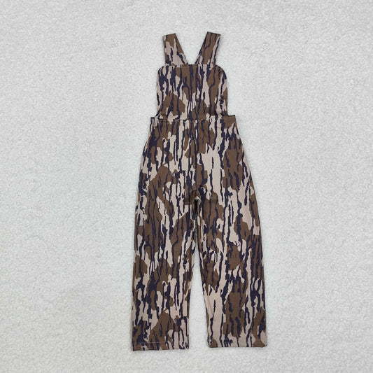 SR1990  Camouflage Army Green Bib Bodysuit
