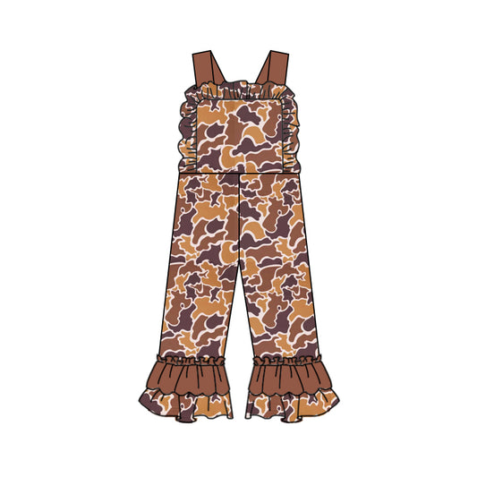 presale SR1991  Camouflage yellow and brown lace-up suspender bodysuit 2024 9.18
