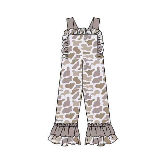 presale SR1997 Camo Grey and Brown Lace-Up Suspender Bodysuit 2024 9.18
