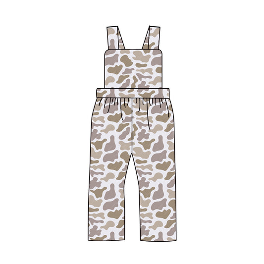 presale SR1998  Camouflage grey and brown bib bodysuit 2024 9.18