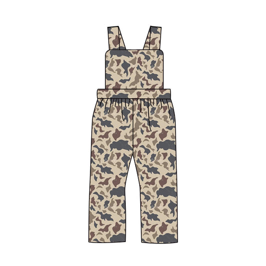 presale SR2004 Camouflage grey and brown bib bodysuit   2024 9.18