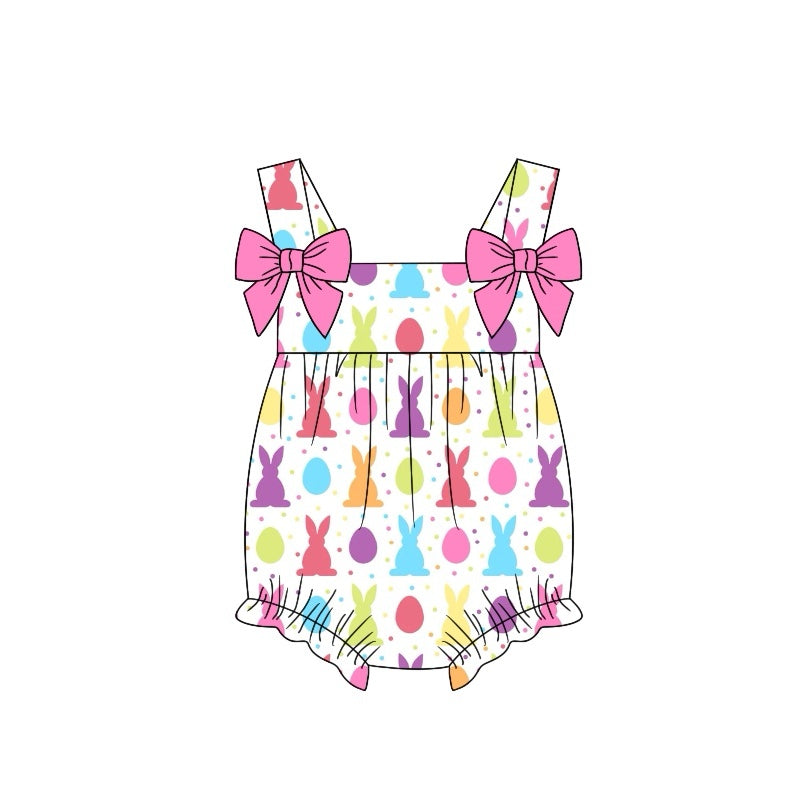 presale SR2025 Bunny Easter Egg Rose Red Bow Dot Vest Bodysuit  2024 9.28