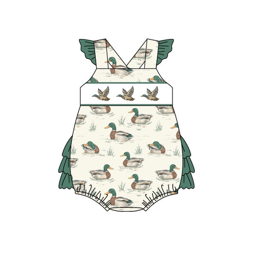 presale SR2127 Beige vest bodysuit with duck green lace  10.25