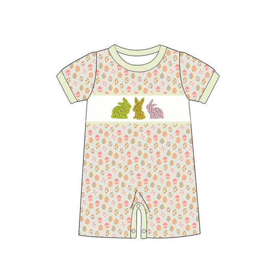 presale SR2196 Easter Bunny Egg Short Sleeve Bodysuit  2024 11.6